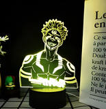 3D Illuminated Art - Jujutsu Kaisen - Ryomen Sukuna 3D Illusion LED Night Light 16 Colors #9211