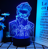 3D Illuminated Art - Jujutsu Kaisen - Kento Nanami 3D Illusion LED Night Light 16 Colors