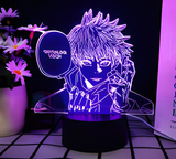 3D Illuminated Art - Jujutsu Kaisen - Satoru Gojo 3D Illusion LED Night Light 16 Colors #9225
