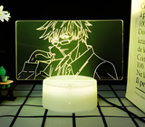 3D Illuminated Art - Jujutsu Kaisen - Gojo Satoru 3D Illusion LED Night Light 16 Colors