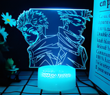3D Illuminated Art - Jujutsu Kaisen - Satoru Gojo (Blindfolded and Unblindfolded) 3D Illusion LED Night Light 16 Colors