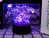 3D Illuminated Art - Jujutsu Kaisen - Satoru Gojo and Jujutsu Kaisen Characters 3D Illusion LED Night Light 16 Colors