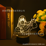 3D Illuminated Art - Jujutsu Kaisen - Mahito 3D Illusion LED Night Light 16 Colors