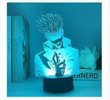 3D Illuminated Art - Jujutsu Kaisen - Satoru Gojo 3D Illusion LED Night Light 16 Colors #9243