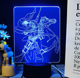 3D Illuminated Art - Attack on Titan - Erwin 3D Illusion LED Night Light 16 Colors