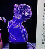 3D Illuminated Art - Attack on Titan - Eren Yeager 3D Illusion LED Night Light 16 Colors #9608