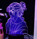3D Illuminated Art - Attack on Titan - Eren Yeager 3D Illusion LED Night Light 16 Colors #9609