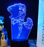 3D Illuminated Art - Attack on Titan - Levi Ackerman 3D Illusion LED Night Light 16 Colors #9622
