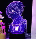 3D Illuminated Art - Attack on Titan - Mikasa Ackerman 3D Illusion LED Night Light 16 Colors #9634