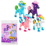 Inflatable Toy - Colorful Pony 27 Inch (Random Design)