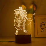 3D Illuminated Art - Saint Seiya - Pisces Aphrodite 3D Illusion LED Night Light 16 Colors