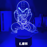 3D Illuminated Art - Dragon Ball - Krillin 3D Illusion LED Night Light 16 Colors