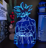 3D Illuminated Art - Dragon Ball - Goku 3D Illusion LED Night Light 16 Colors #1479