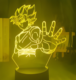 3D Illuminated Art - Dragon Ball - Son Goku raising hand 3D Illusion LED Night Light 16 Colors