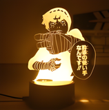 3D Illuminated Art - Naruto - Rock Lee (Drunken Fist) 3D Illusion LED Night Light 16 Colors