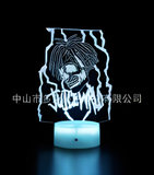 3D Illuminated Art - Juice WRLD - Juice WRLD 3D Illusion LED Night Light 16 Colors