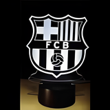 3D Illuminated Art - FC Barcelona - FC Barcelona crest 3D Illusion LED Night Light 16 Colors