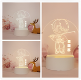 3D LED Night Light - Love and Producer - Charlie Su