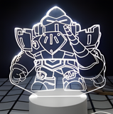 3D Illuminated Art - Brawl Stars - Surge 3D Illusion LED Night Light 16 Colors #9123