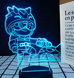 3D Illuminated Art - Brawl Stars - Jacky 3D Illusion LED Night Light 16 Colors