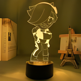 3D Illuminated Art - Brawl Stars - Colette 3D Illusion LED Night Light 16 Colors