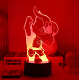 3D Illuminated Art - Brawl Stars - Crow (raised hand) 3D Illusion LED Night Light 16 Colors