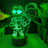 3D Illuminated Art - Brawl Stars - Lord of the Underworld Brock 3D Illusion LED Night Light 16 Colors