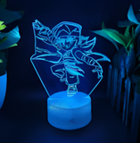 3D Illuminated Art - Brawl Stars - Fang 3D Illusion LED Night Light 16 Colors