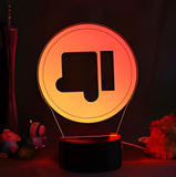 3D Illuminated Art - Brawl Stars - Thumbs Down 3D Illusion LED Night Light 16 Colors