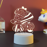 3D Illuminated Art - Brawl Stars - Jessie 3D Illusion LED Night Light 16 Colors