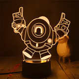 3D Illuminated Art - Brawl Stars - Nani 3D Illusion LED Night Light 16 Colors