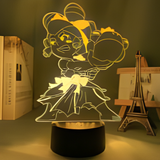 3D Illuminated Art - A Certain Scientific Railgun - Sherry Cromwell 3D Illusion LED Night Light 16 Colors