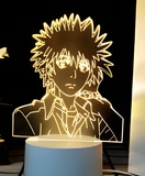 3D Illuminated Art - A Certain Scientific Railgun - Touma Kamijou 3D Illusion LED Night Light 16 Colors