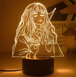 3D Illuminated Art - Harry Potter - Hermione Granger 3D Illusion LED Night Light 16 Colors #1447