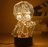 3D Illuminated Art - Harry Potter - Harry Potter (chibi style) 3D Illusion LED Night Light 16 Colors