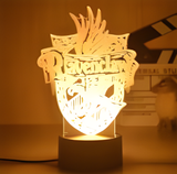 3D Illuminated Art - Harry Potter - Ravenclaw crest 3D Illusion LED Night Light 16 Colors