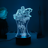 3D Illuminated Art - Valorant - KAY/O 3D Illusion LED Night Light 16 Colors