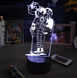 3D Illuminated Art - Valorant - Gekko 3D Illusion LED Night Light 16 Colors