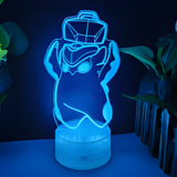 3D Illuminated Art - Valorant - Gekko's Wingman 3D Illusion LED Night Light 16 Colors
