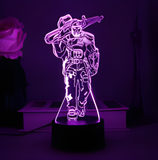 3D Illuminated Art - Valorant - Brimstone 3D Illusion LED Night Light 16 Colors