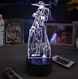3D Illuminated Art - Valorant - Cypher 3D Illusion LED Night Light 16 Colors #1728