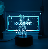 3D Illuminated Art - Valorant - Jett 3D Illusion LED Night Light 16 Colors #1734