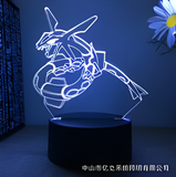 3D Illuminated Art - Pokémon - Rayquaza 3D Illusion LED Night Light 16 Colors