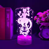 3D Illuminated Art - Pokémon - Mewtwo 3D Illusion LED Night Light 16 Colors #9432