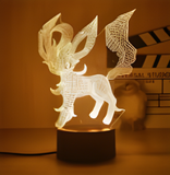 3D Illuminated Art - Pokémon - Leafeon 3D Illusion LED Night Light 16 Colors