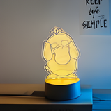 3D Illuminated Art - Pokémon - Psyduck 3D Illusion LED Night Light 16 Colors #9443