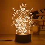 3D Illuminated Art - Pokémon - Giratina and various Pokémon 3D Illusion LED Night Light 16 Colors