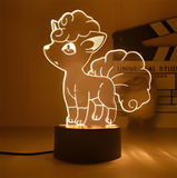 3D Illuminated Art - Pokemon - Vulpix 3D Illusion LED Night Light 16 Colors