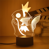 3D Illuminated Art - Pokemon - Magikarp 3D Illusion LED Night Light 16 Colors