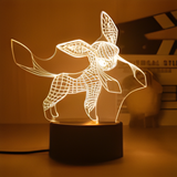 3D Illuminated Art - Pokémon - Glaceon 3D Illusion LED Night Light 16 Colors